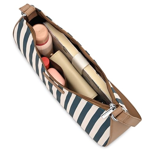 Fastrack Striped Crescent Casual Sling Bag for Women, Girls and Ladies