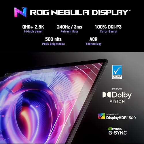 ASUS ROG Strix G16,Intel Core Ultra 9 275HX Gaming Laptop(RTX 5070 Ti -12GB/140W TGP/32GB/1TB/2.5K QHD+/16"/240Hz/Windows 11/M365 Basic (1Year)*/Office Home 2024/Eclipse Gray/2.65 Kg) G615LR-S5190WS