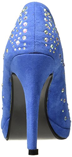 Carlton London Women's Silken Blue Pumps - 5 UK/India (38 EU)(CLL-4272)