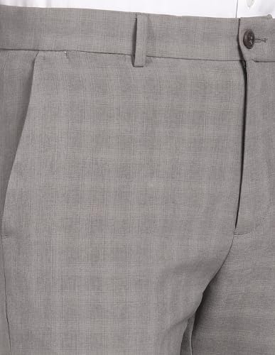 Arrow Mid Rise Dobby Trousers Light Brown