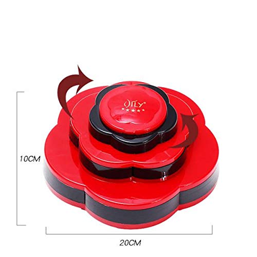 SAZ DEKOR® 2xAll in One Makeup Kits for Teens Flower Pallete for Girls 3 Tiers Cosplay|Makeup Box for Storage|Make Up, Cosmetic, Skincare Organiser for Women|