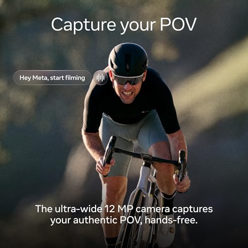 Oakley | Meta Vanguard with Meta AI, Audio, Photo, Video Compatibility - White, Prizm™ Black