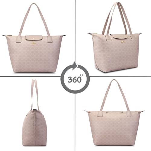 Lavie Women's Mono Vincy Tote Handbag for Women | Tote Bag for Work | Ladies purse | Stylish Shoulder Bag | Gift for Women