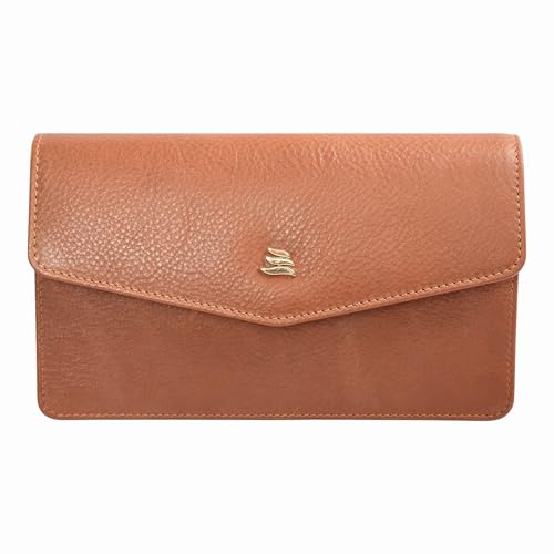 Lona Premium Minimalist Leather Clutch – Envelope Silhouette with Subtle Chain Detailing for Modern Elegance