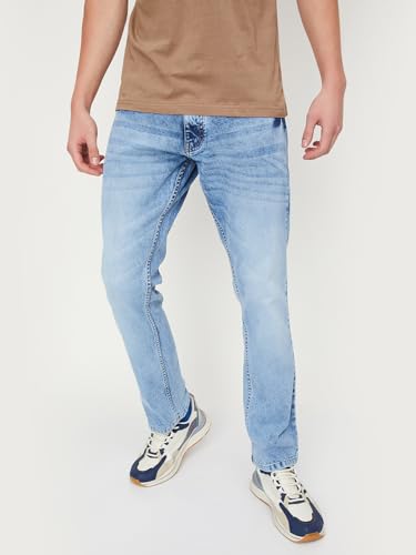 Max Men's Regular Jeans (DMBRGFES2303GVLIGHT Blue