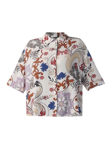 ONLY Women's Graphic Print Oversized Fit White Shirt