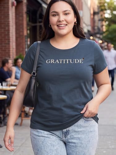 Max Women Embroidered T-Shirt(Teal_6XL)