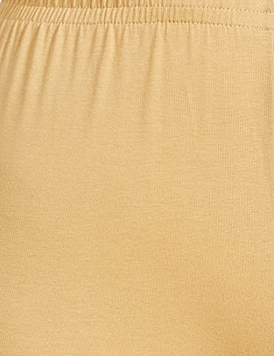 Max Women Mid Rise Solid Knitted Churidar (Nooskc21Be_Beige_2XL) Fit Type : Regular Fit