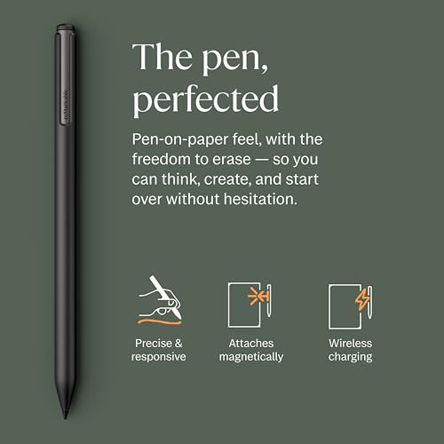 reMarkable Paper Pro Bundle Includes 11.8'' Paper Tablet and Marker Plus Pen with Eraser Gray