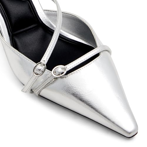 Aldo MARIETTA-IN040 Ladies SILVER Pumps
