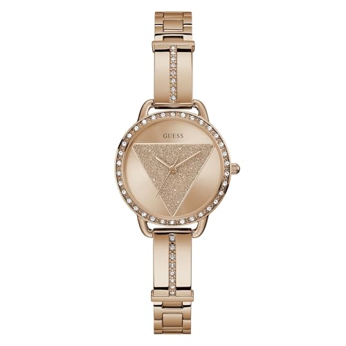 GUESS Analog Rose Gold Dial Women's Watch-GW0914L3