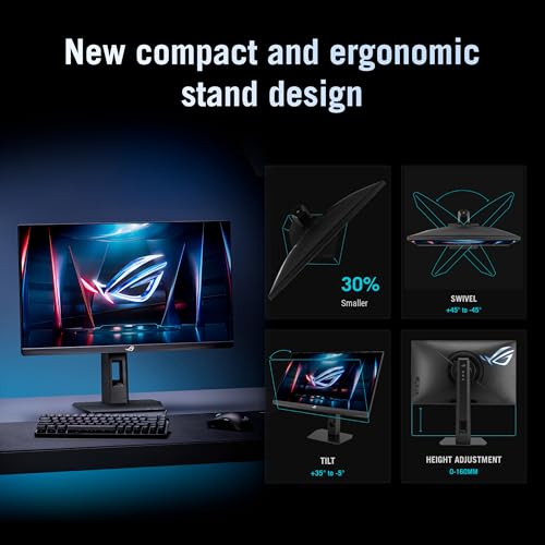 ASUS ROG Strix Ace 24” 1080P Esports Gaming Monitor (XG248QSG) - Full HD, Super TN Panel, 610Hz, 0.1ms, VRR, Low Input Lag, DisplayHDR400, Tripod Socket, HDMI 2.1, 3 yr Warranty