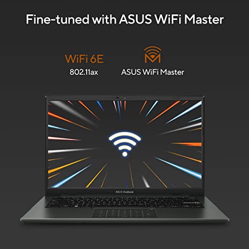 ASUS Vivobook Go 14, AMD Ryzen 3 7320U, 8GB RAM, 512GB SSD, FHD 14", Windows 11, Office Home 2024, Mixed Black, 1.38 kg, E1404FA-NK3325WS, AMD Radeon iGPU, M365 Basic (1Year)*, Thin & Light Laptop