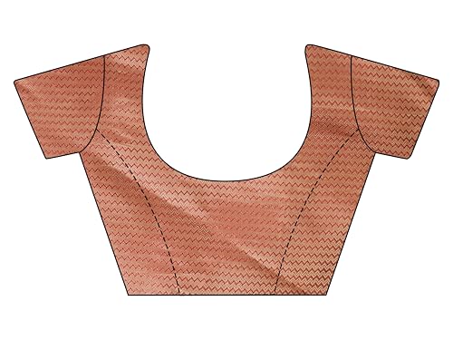 Womanista Women's Organza Solid Embellished Lace Saree With Un-Stitched Blouse, Pink