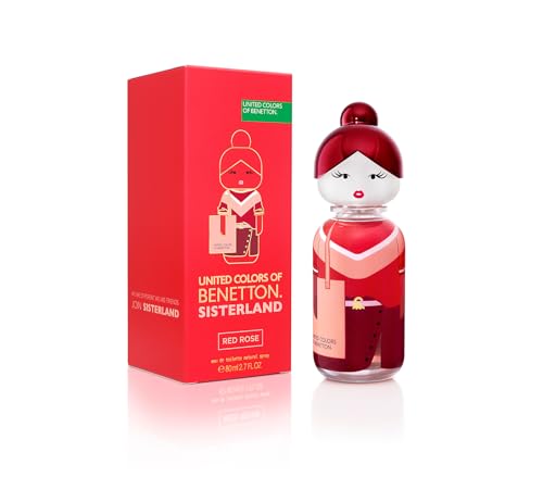 UNITED COLORS OF BENETTON Women Sisterland Red Rose Eau De Toilette 80Ml