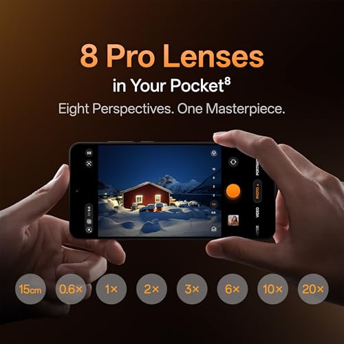 Oppo Find X9 Ultra 5G (Canyon Orange, 12GB, 512GB) | Hasselblad 50MP 10× Ultra-Sensing Optical-Zoom Telephoto | Dual 200MP | 8K Video | Snapdragon 8 Elite Gen 5 | 7050mAh 100W