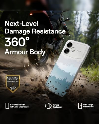 OPPO F33 Pro 5G Smartphone (8GB RAM, 128GB Storage,Starry Blue) |50MP Ultrawide Selfie Camera|7000 mAh Long Battery Life | 80W Fast Charging-with No Cost EMI/Bank Offers