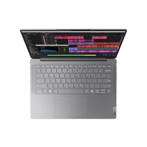 Lenovo Yoga Slim 7, Intel Core Ultra 5 125H, 16GB RAM, 512GB SSD, AI PC, WUXGA-OLED, 14"/35.5cm, Windows 11, Microsoft 365 Basic + Office 2024, Grey, 1.39Kg, 83CV00DFIN, AI Powered Laptop