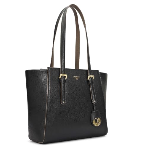 Da Milano Leather Tote Bag for Women - Black (LB-0369S)