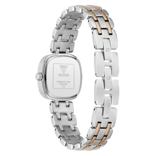 GUESS Square 25mm White Dial Analog Women Watch - GW1018L5