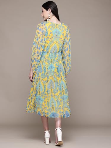 Aarke Ritu Kumar Yellow Masami Long Dress