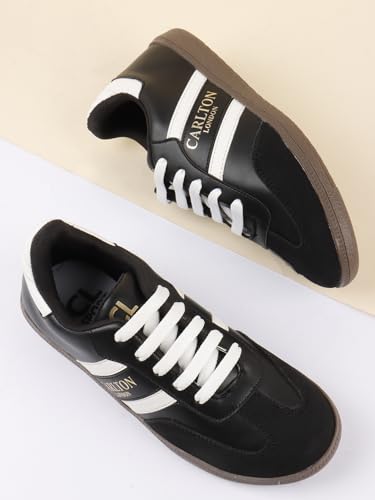 Carlton London Women Shoes,Black-White,UK-7