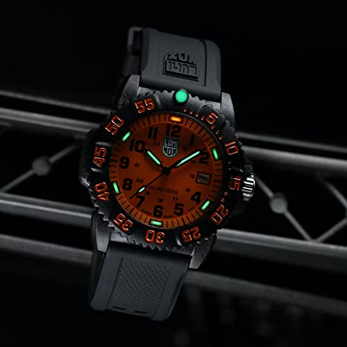 Luminox - G Collection Sea Lion X2.2079 - Mens Watch 38mm - Military Watch with Black Case/Band/Numbers Yellow Dial Date Function - 100m Water Resistant - Mens Watches - Swiss Made