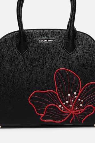 Allen Solly Womens embroidered black HANDBAG
