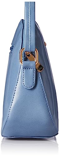 Fastrack Women’s Structured Chic Crossbody Bag With Top Zip (Steel Blue)