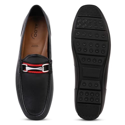 Aldo OMEMEEA-IN001 Black Leather Moccasins
