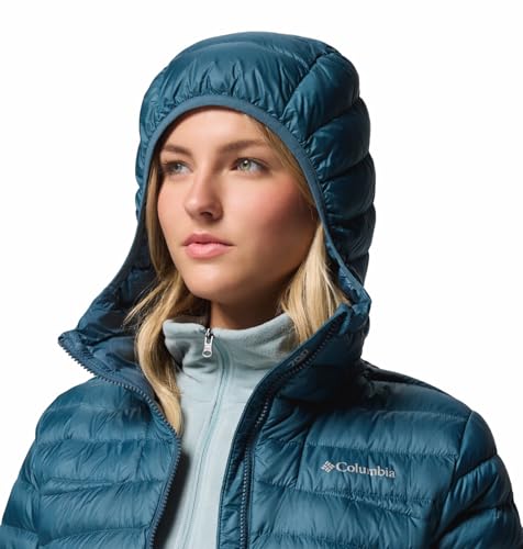 Columbia Women Teal OmniShield Corelite Down Jacket, 2XL