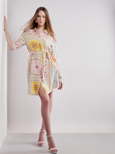 VERO MODA Women's Multicolor A-Line Dress