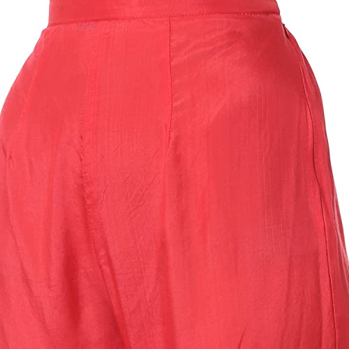 BIBA WOMEN FABRIC(RTS RC E1562_MAROON_FREE)