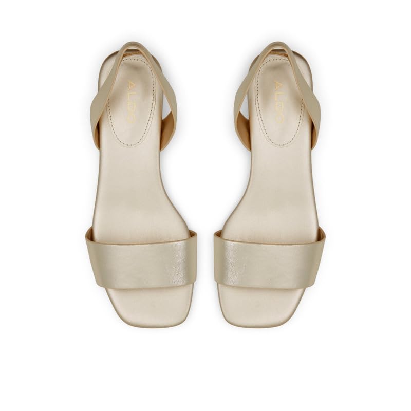Aldo DORENNA-IN741 Women Champagne Block Heel Sandals