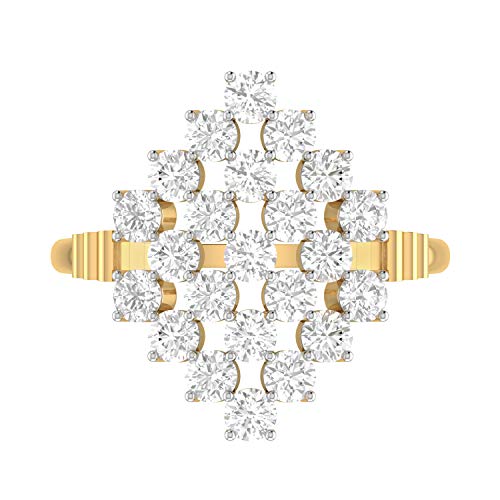 PC Jeweller 18k (750) Yellow Gold and Solitaire Ring for Women