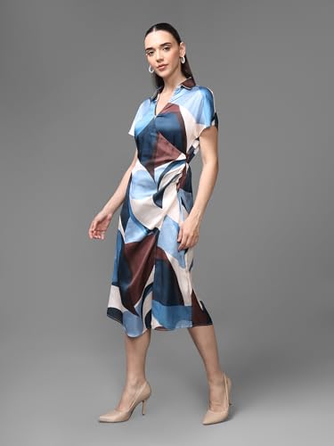 Kazo Taksim Midi Dress (in, Alpha, XL) Blue