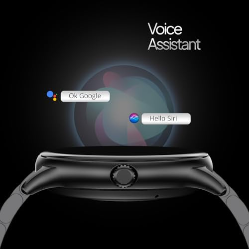 Fire-Boltt Newly Launched Phoenix Ultra Blaze Luxury Stainless Steel, Bluetooth Calling Smart Watch, AI Voice Assistant, Metal Body with 120+ Sports Modes, SpO2, Heart Rate Monitoring (Black)