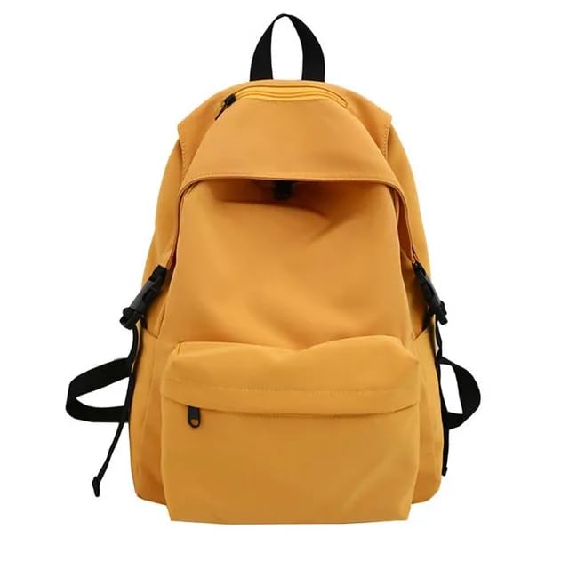 MUCHOVA Stylish Backpack for Women Basic Travel Bag for Stylish Women Lightweight College Backpack for Girls (Yellow)