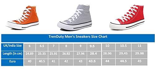 TrenDuty Long High Ankle Shoes Sneakers Black uk7 Shoes