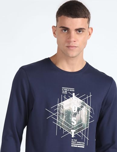 Graphic Print Cotton Sweatshirt