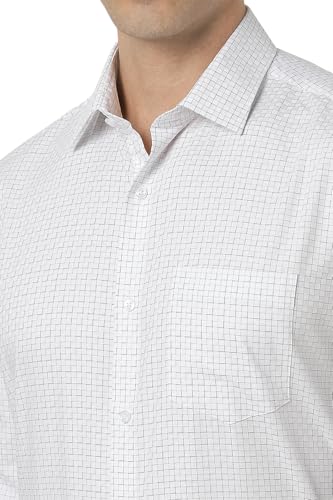 Van Heusen Men's Regular Fit Shirt (VHSFBCUBZ71835_White