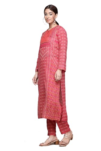 Aarke Ritu Kumar Pink Dhaarna Kurta With Pant And Dupatta
