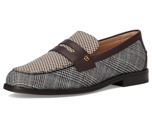 Cole Haan Women's Lux Pinch, Multi Mini Plaid Textile, 7 UK