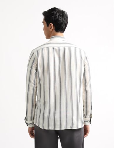 Arrow Sport Beige Casual Shirt_ASAEOSH2034_42
