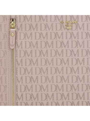 Da Milano Genuine Leather Pink Clutch (1458S-B) (Small)