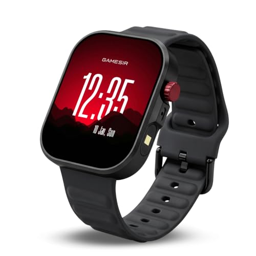 GameSir Oryvex Smart Watch for Men & Women, 2.19" Full Touch Display, Bluetooth Calling, Fitness Tracking, Message Notifications, Android & iOS Compaatible - (Black)
