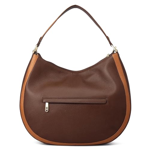 Da Milano Leather Brown Shoulder Bag for Women (00317OL)