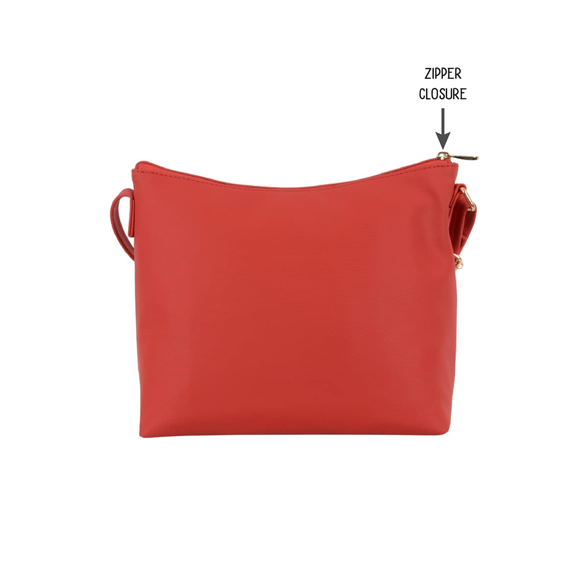 Baggit Women Red Hobo Sling Bag Small Size | Ladies Stylish Casual Cross Body Purse Handbag