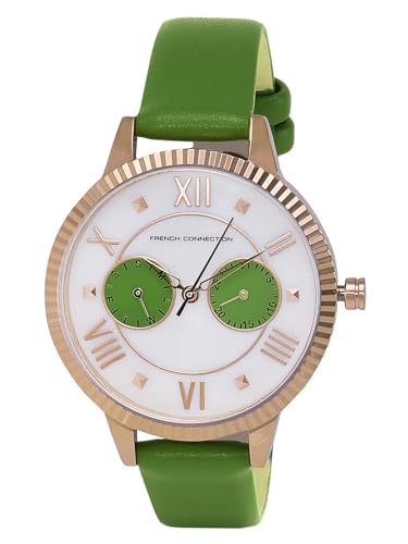French Connection Analog Green Dial Women's Watch-FCN00098B