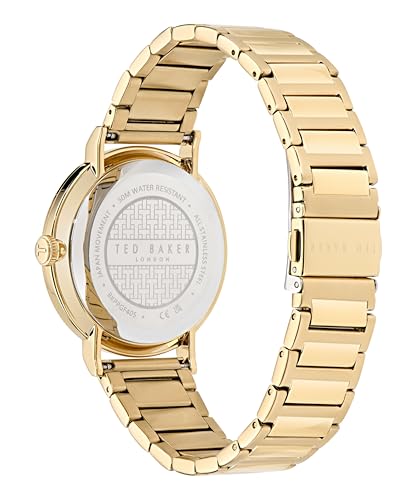 Ted Baker Phylipa Gents Timeless 41 mm Gold Dial Men Analog Watch- BKPPGF405